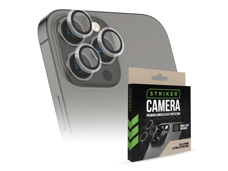 Striker Striker Single Lens Glass Camera Protector - Transparent - Apple iPhone 13 Pro/13 Pro Max afbeelding