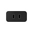 Motorola TurboPower Dual USB-C Wall Charger incl. USB-C Cable 2m. 125W Black