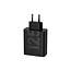 Motorola TurboPower Dual USB-C Wall Charger incl. USB-C Cable 2m. 125W Black