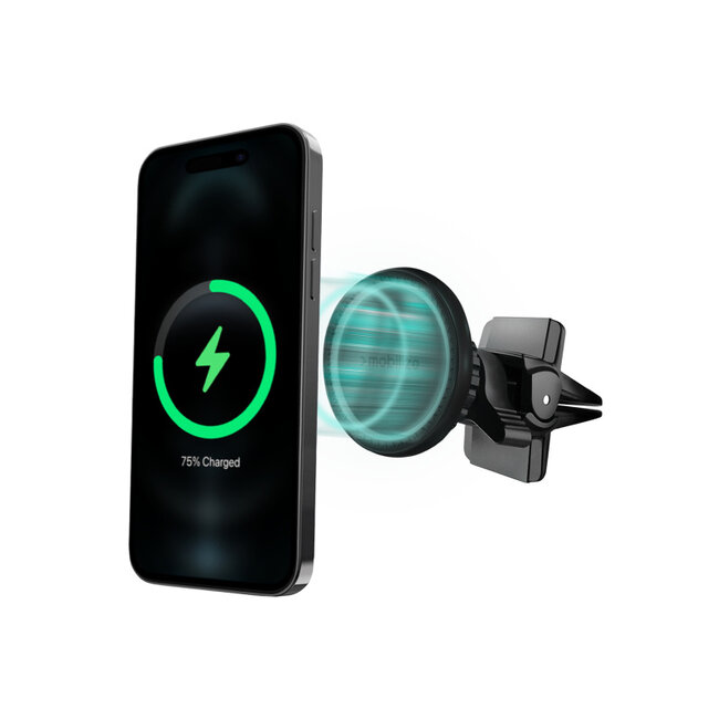 Mobilize Wireless MagSafe Compatible Car Holder/Charger 5W/7.5W/10W/15W Black
