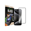 Striker D3O Xtreme Impact Glass Screen Protector - Black Frame - Apple iPhone 15 Pro