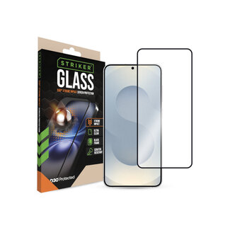 Striker Striker D3O Xtreme Impact Glass Screen Protector - Black Frame - Samsung Galaxy S24+ 5G/S25+ 5G