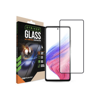 Striker Striker D3O Xtreme Impact Glass Screen Protector - Black Frame - Samsung Galaxy A52/A52s 5G/A53 5G