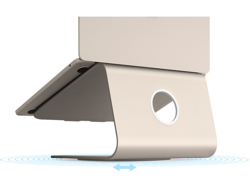 rain design Rain Design mStand 360 Laptop Stand + Swivel Base Starlight actie pakket 5+1 gratis afbeelding