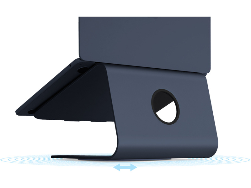rain design Rain Design mStand 360 Laptop Stand + Swivel Base Midnight actie pakket 5+1 gratis afbeelding