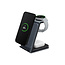 Mobilize 3in1 Aluminium Wireless Charger Station 15W