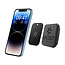 Celly GhostFix Universal Magnetic Car Holder + 3 Metal Plates XL Black