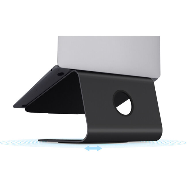 Rain Design mStand 360 Laptop Stand + Swivel Base Black