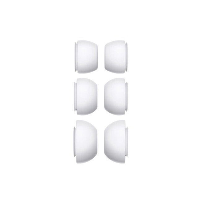 Xccess Silicon Replacement Ear Tips for Airpod Pro 1/2 Size S/M/L (3 Pair) White