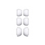 Xccess Silicon Replacement Ear Tips for Airpod Pro 1/2 Size S/M/L (3 Pair) White