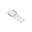 Xccess Silicon Replacement Ear Tips for Airpod Pro 1/2 Size S/M/L (3 Pair) White