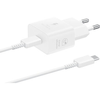 Samsung EP-T2510XWEGEU Samsung USB-C PD Wall Charger 25W + USB-C Cable White Bulk