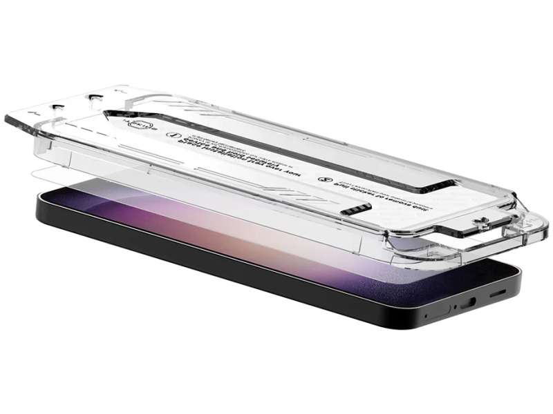 ITSKINS ITSKINS Supreme Glass Screen Protector with Alignment Tool Samsung Galaxy S24 Clear afbeelding