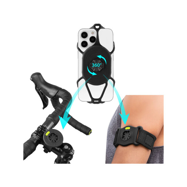 Bone Run+Bike Tie Connect Kit 2 Black