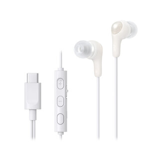 JVC HA-FR9UC JVC Gumy In-Ear USB-C Stereo Headset + Remote White