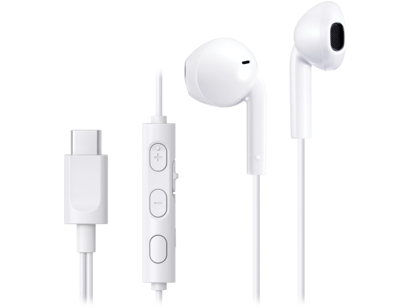 JVC HA-FR17UC JVC In-Ear USB-C Stereo Headset + Remote White afbeelding