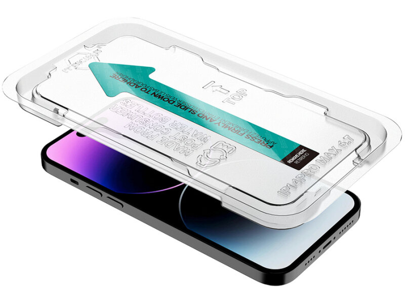 ITSKINS ITSKINS Supreme Glass Screen Protector with Alignment Tool Apple iPhone 14 Pro Max Clear afbeelding