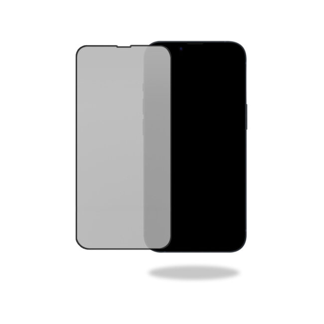 Mobilize Privacy Glass Screen Protector - Black Frame - for Apple iPhone 15 Pro