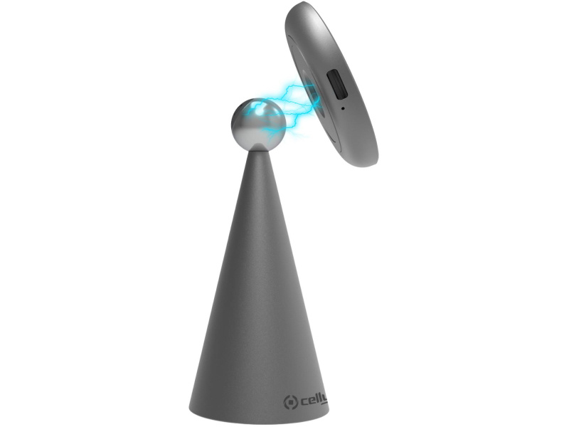 Celly Celly MagStandCharge MagSafe Wireless Charger Holder Grey afbeelding