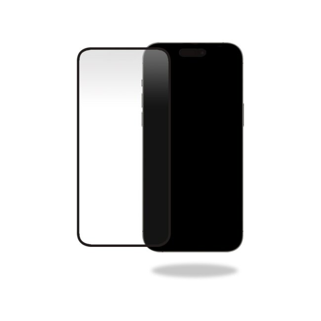 Mobilize Glass Screen Protector - Black Frame - Apple iPhone 14 Pro Max