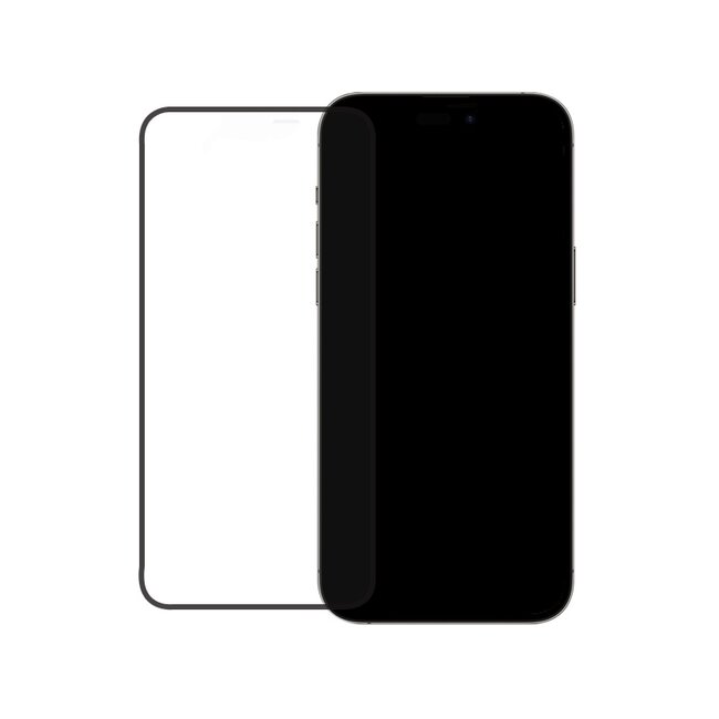 Mobilize Edge-To-Edge Glass Screen Protector Apple iPhone 14 Pro Max Black Full Glue