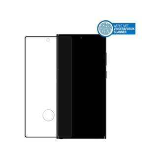 Mobilize Mobilize Edge-To-Edge Glass Screen Protector Samsung Galaxy S22 Ultra 5G Black Edge Glue