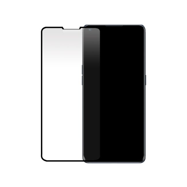 Mobilize Edge-To-Edge Glass Screen Protector OPPO Reno6 Pro 5G Black Edge Glue