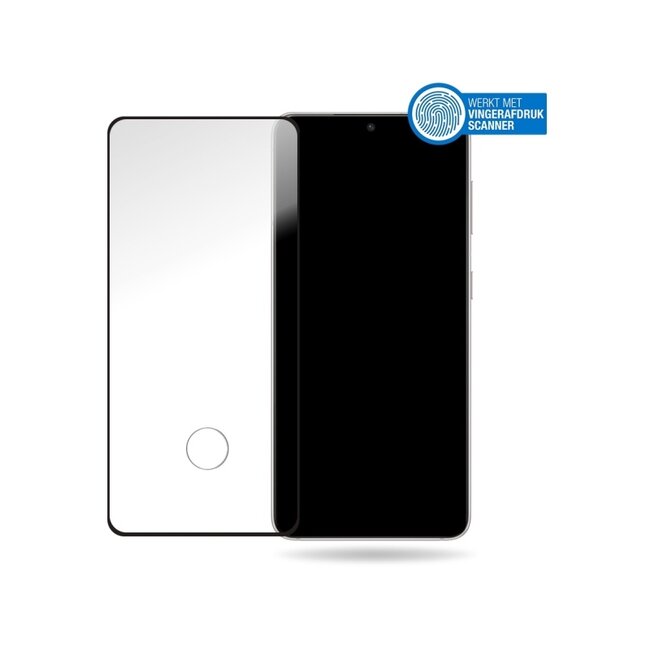 Mobilize Glass Screen Protector - Black Frame - Samsung Galaxy S21 5G