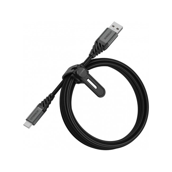 OtterBox Nylon Braided Charge/Sync Cable USB-C 2m Black
