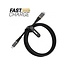 OtterBox Nylon Braided Charge/Sync Cable USB-C to Apple Lightning 2m Black