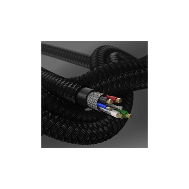 OtterBox Nylon Braided Charge/Sync Cable Apple Lightning 2m Black