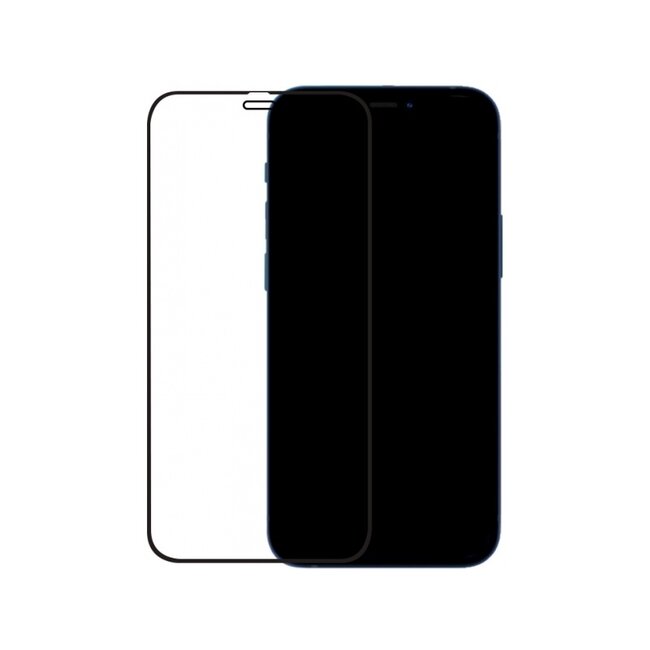 Mobilize Edge-To-Edge Glass Screen Protector Apple iPhone 12 Mini Black Full Glue