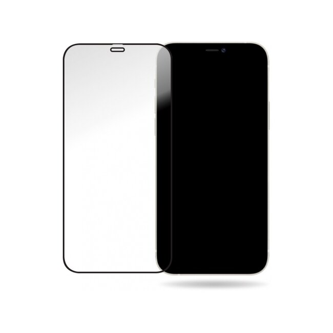 Mobilize Glass Screen Protector - Black Frame - Apple iPhone 12/12 Pro