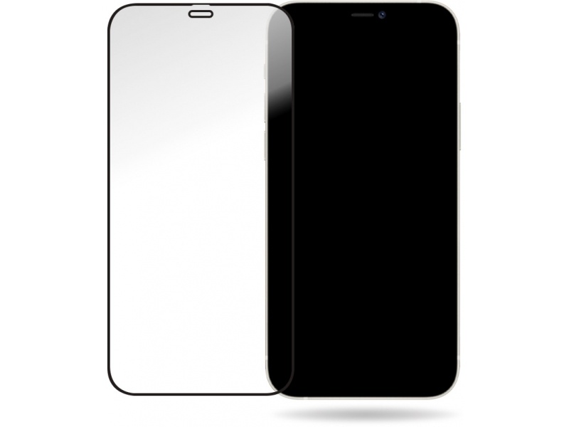 Mobilize Mobilize Glass Screen Protector - Black Frame - Apple iPhone 12/12 Pro afbeelding