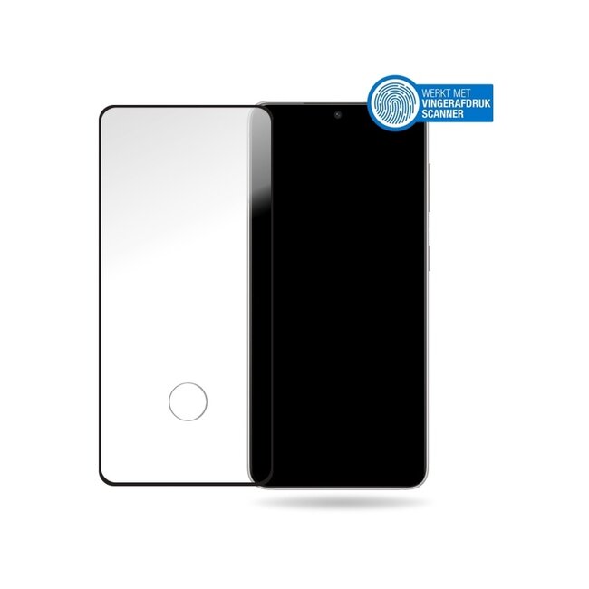 Mobilize Glass Screen Protector - Black Frame - Samsung Galaxy S21+ 5G
