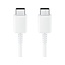 EP-DA705BWEGWW Samsung Charge/Sync Cable USB-C to USB-C 1m. White Bulk
