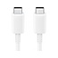 EP-DN975BWEGWW Samsung Charge/Sync Cable USB-C to USB-C 1m. White