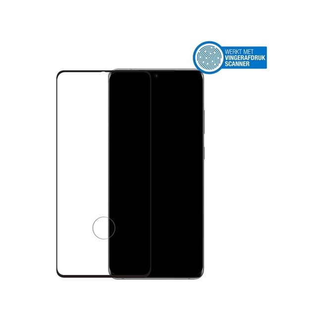 Mobilize Edge-To-Edge Glass Screen Protector Samsung Galaxy S20/S20 5G Black Edge Glue