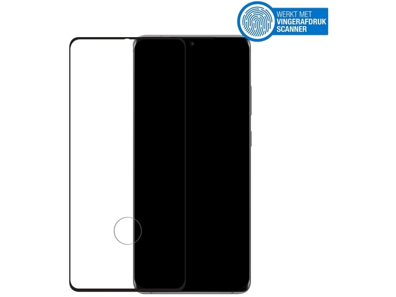 Mobilize Mobilize Edge-To-Edge Glass Screen Protector Samsung Galaxy S20/S20 5G Black Edge Glue afbeelding