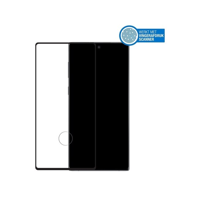 Mobilize Edge-To-Edge Glass Screen Protector Samsung Galaxy Note10 Black