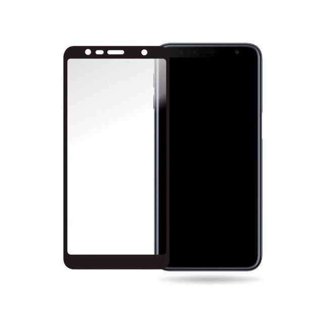 Mobilize Glass Screen Protector - Black Frame - Samsung Galaxy J6+