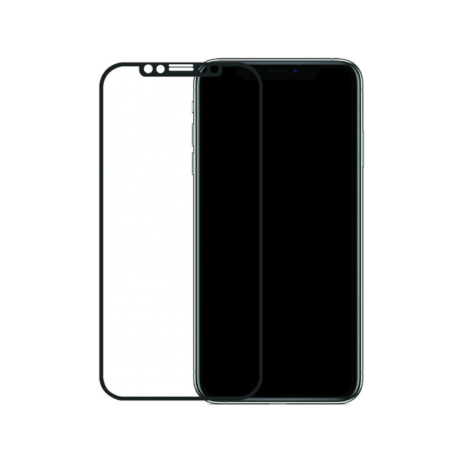 Mobilize Edge-To-Edge Glass Screen Protector Apple iPhone Xs Max/11 Pro Max Black Full Glue