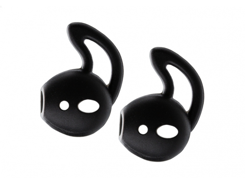 Xccess Xccess Silicone Earbuds with Ear Hook for Apple Earpod/Airpod Black afbeelding