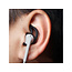 Xccess Silicone Earbuds with Ear Hook for Apple Earpod/Airpod Black