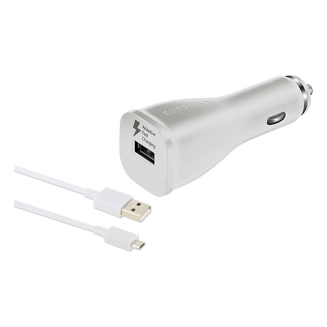 EP-LN915UWEGWW Samsung Adaptive Fast Charging Car Charger Micro-USB White Bulk