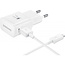 EP-TA20EWECGWW Samsung Adaptive Fast Charging Travel Charger incl. USB-C Cable 15W White Bulk