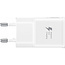 EP-TA20EWECGWW Samsung Adaptive Fast Charging Travel Charger incl. USB-C Cable 15W White Bulk