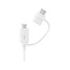 EP-DG930DWEGWW Samsung Charge/Sync Cable Micro USB/USB-C 1.5m. White