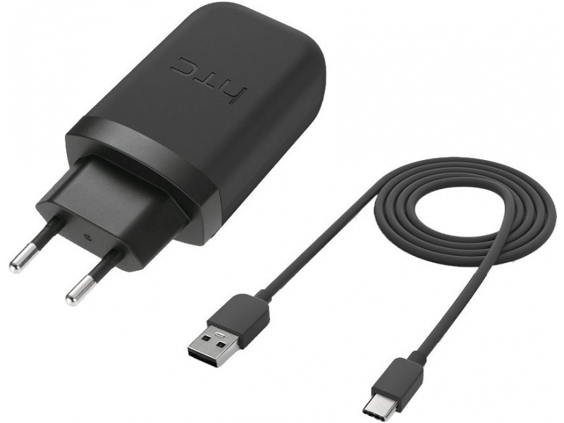 HTC TC P5000 HTC USB-C Rapid Charger 3.0 Black Bulk afbeelding