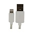 KeyMate Charge/Sync Keychain Cable Nylon Braided Lightning White